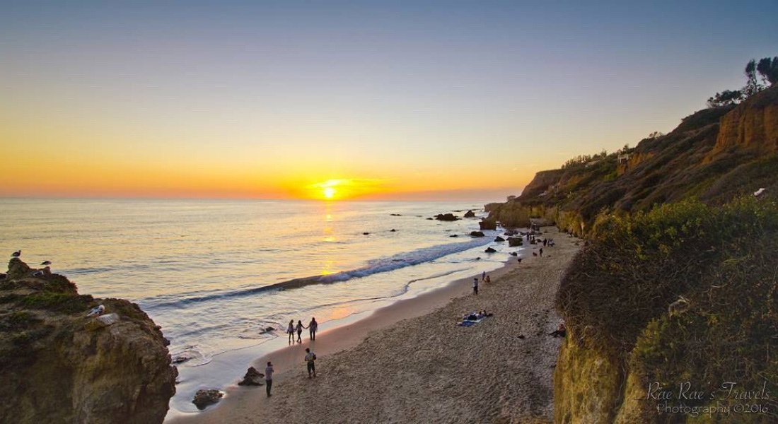 Coucher de soleil à la plage Matador