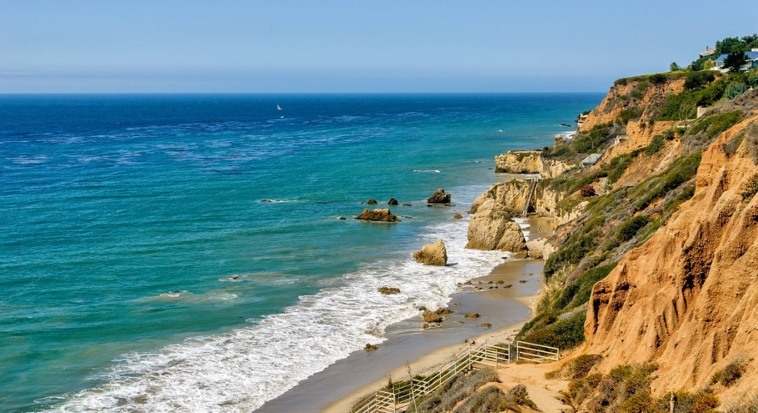 Plage de Matador en Californie
