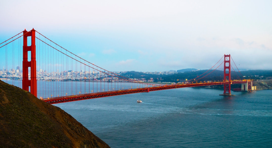 Meilleur vue sur le Golden Gate Bridge Vue du Golden Gate Bridge à partir de Vista Point