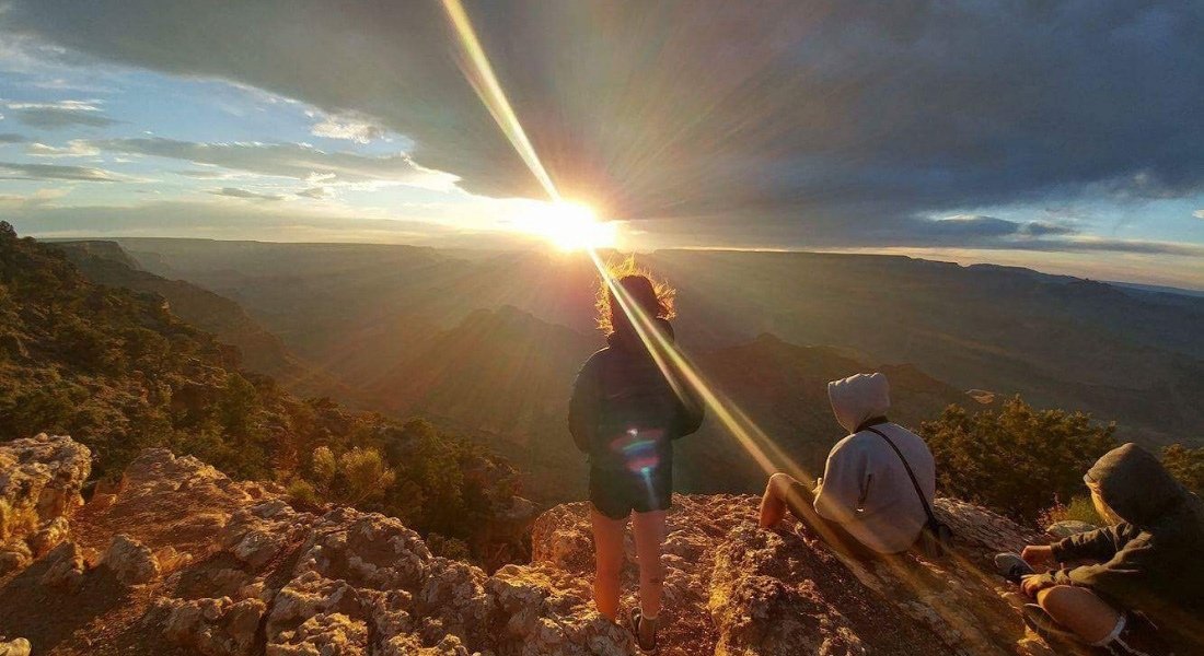 Most beautiful sunsets western USA Desert View viewpoint