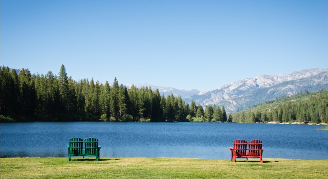 Hume Lake dans le parc de Kings Canyon