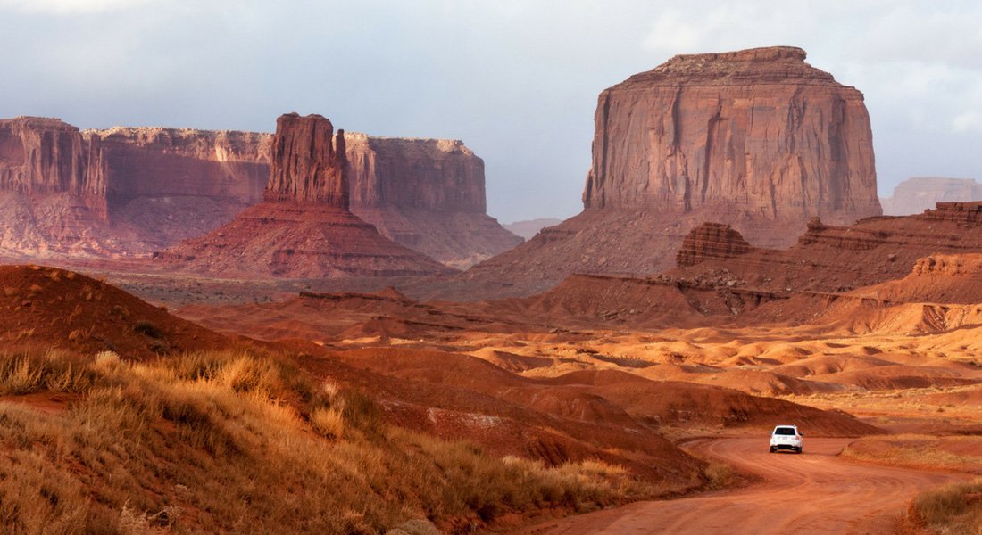 Route de terre Monument Valley Scenic Drive 