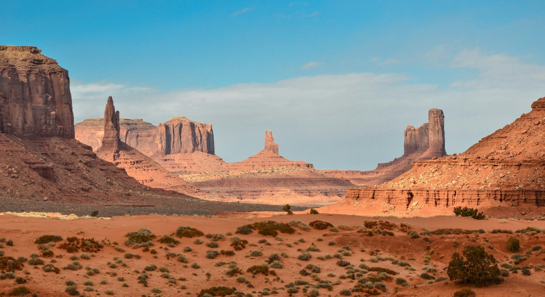 parc national ouest américain Grand plan sur Monument Valley