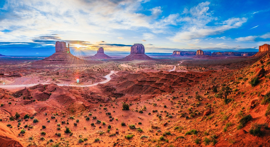View of Monument Valley