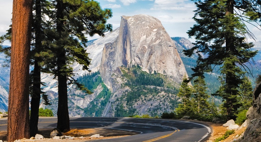 Glacier point sunset Road to Glacier Point