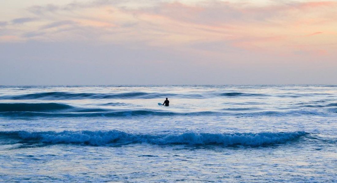 Surfeur à Carmel Beach