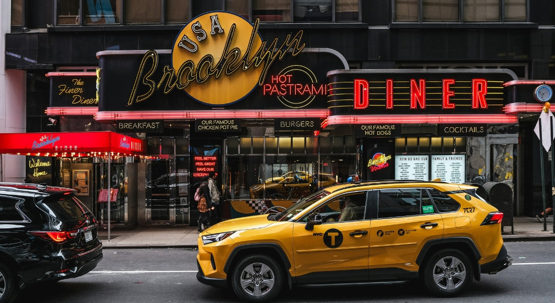 USA tipping rules Yellow taxi in New York