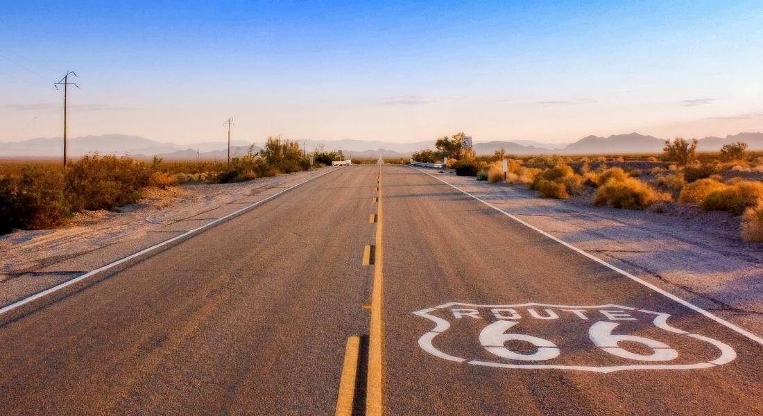 Route 66 in the American West Route 66 scenery