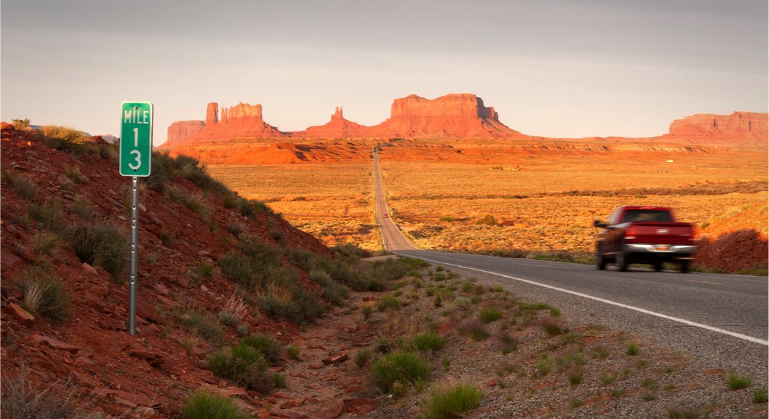 Us 163 highway monument valley