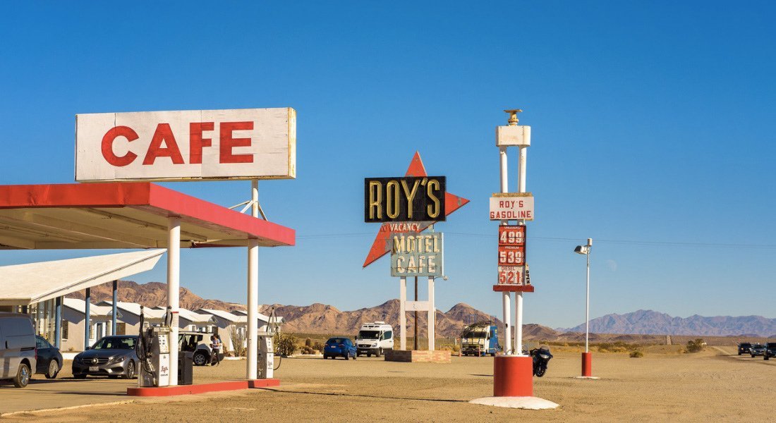 Roy's Motel and Cafe sur la Route 66