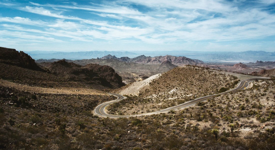 Oatman Highway sur la Route 66