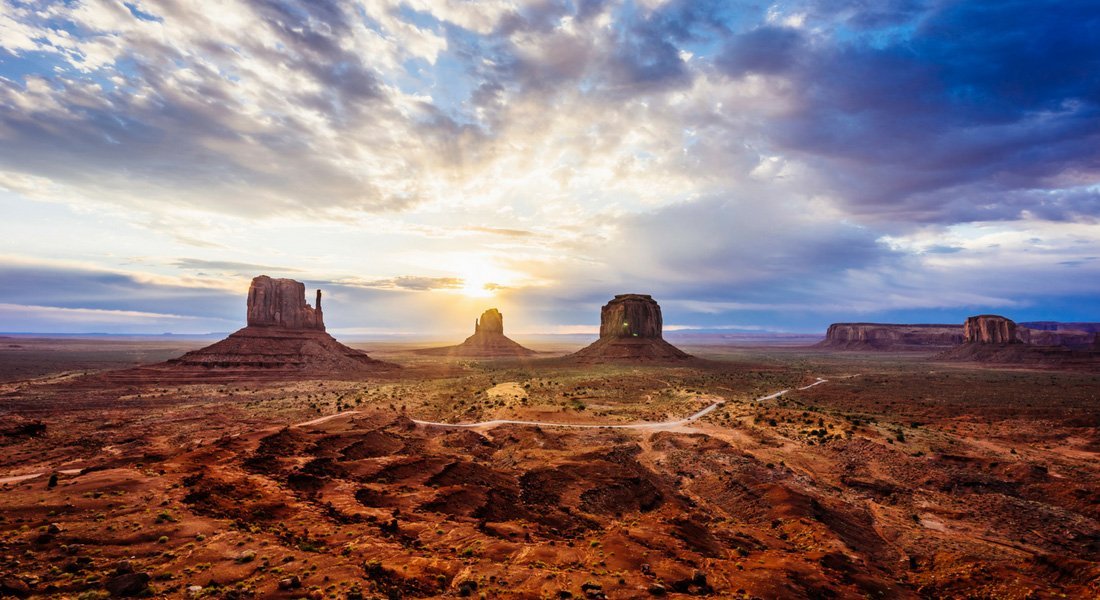 Route panoramique monument valley