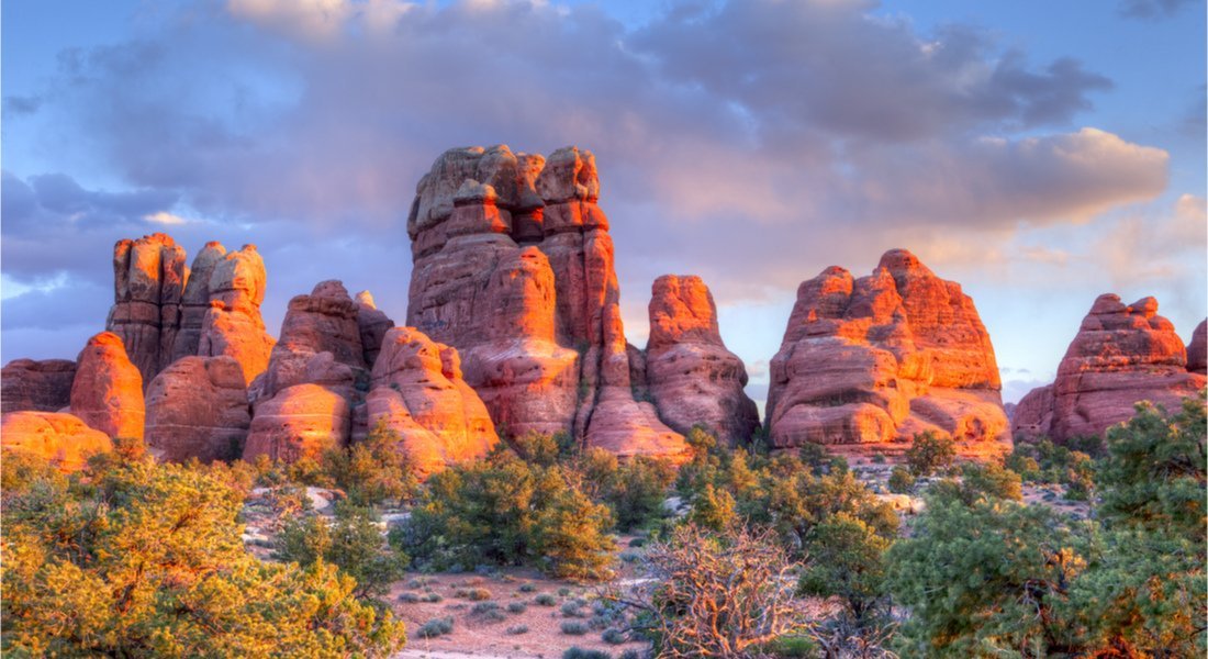 Le secteur d'Island in the Sky au coeur du parc national de Canyonlands