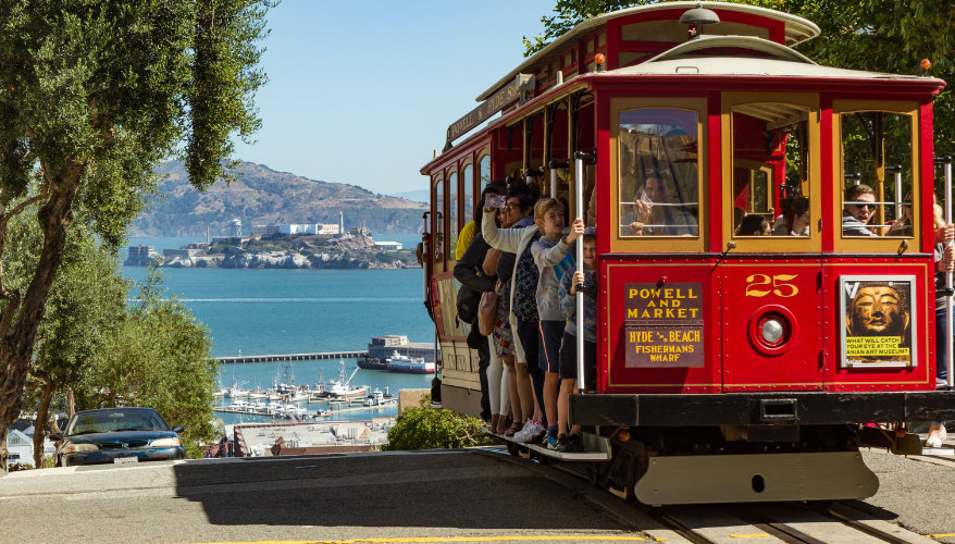 What would San Francisco be without its famous cable cars? Cable cars San Francisco