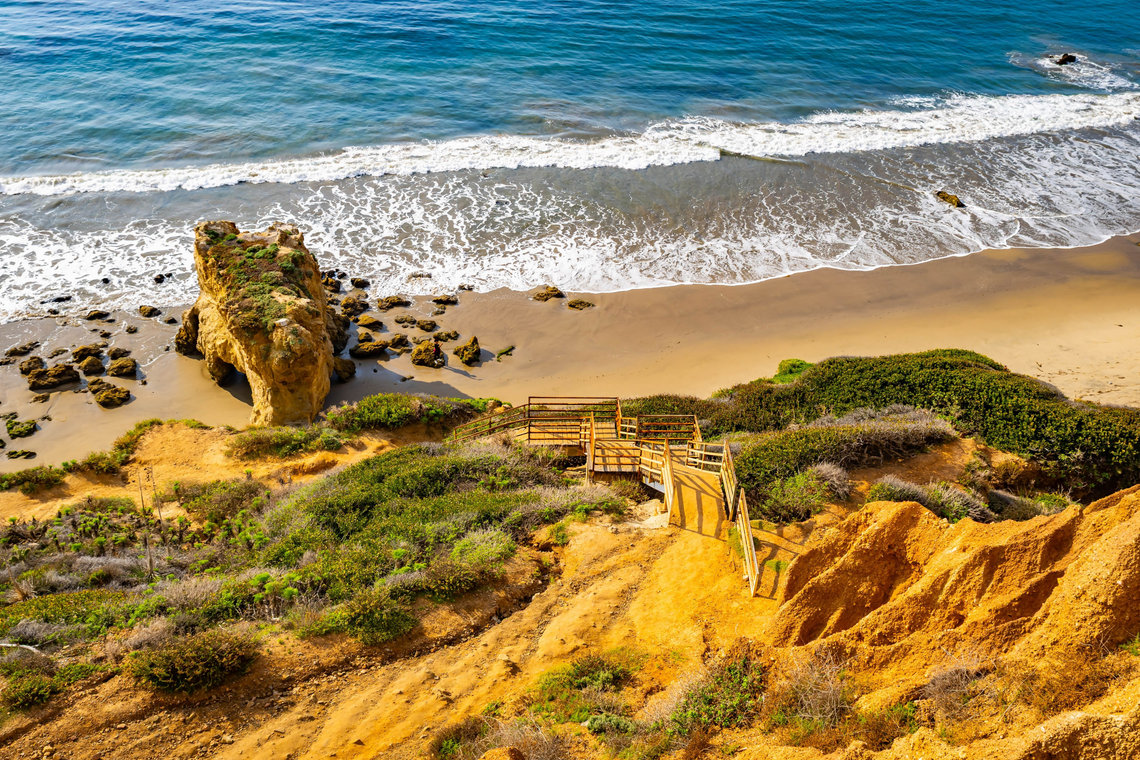 El Matador View of El Matador Beach and its cliffs on the coast of Malibu