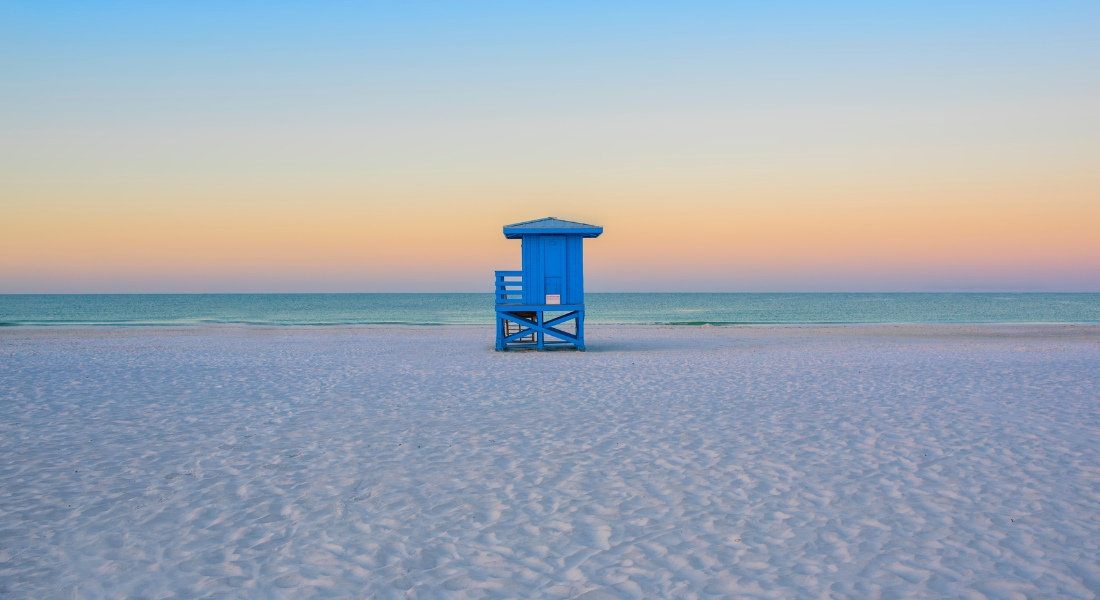 Maison de Lifeguard à Siesta Key Beach escapade en famille Floride