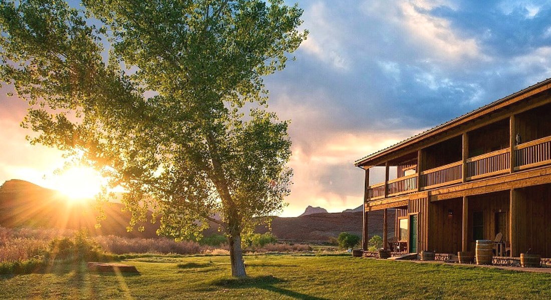 Vue sur le Sorrel River Ranch