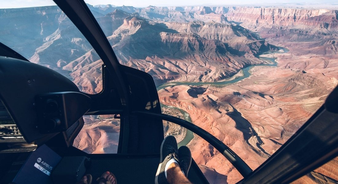 null Grand Canyon from the sky