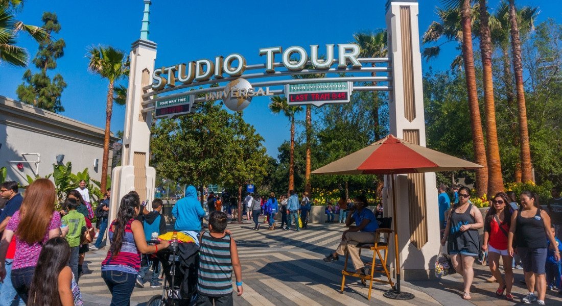Entrée du Studio Tours à Universal LA
