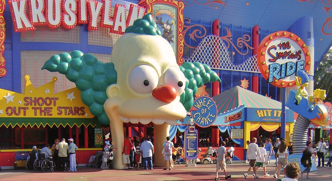 Family theme parks in Florida Simpsons-themed attraction at Universal Studios in Florida