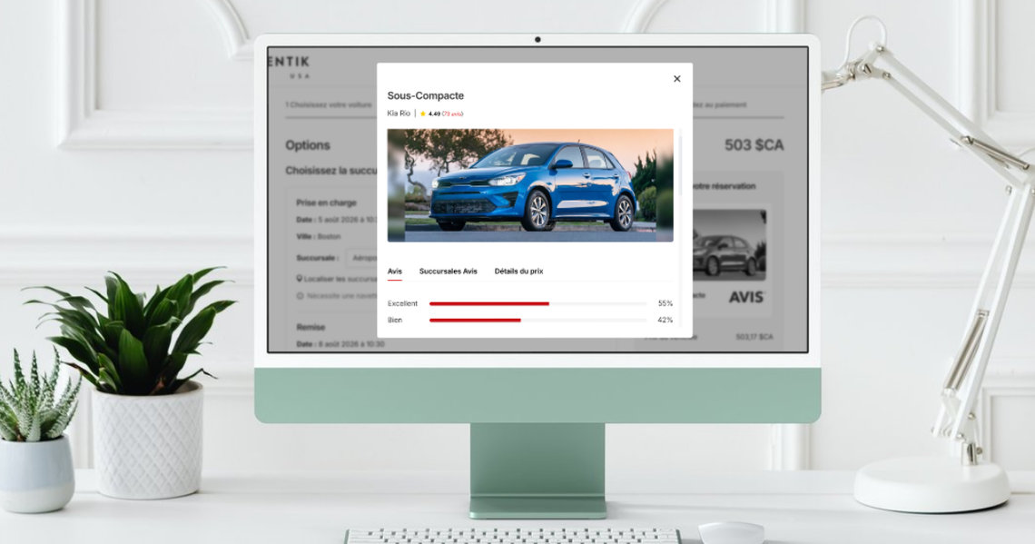 Reviews of a car offered in our vehicle rental comparison tool