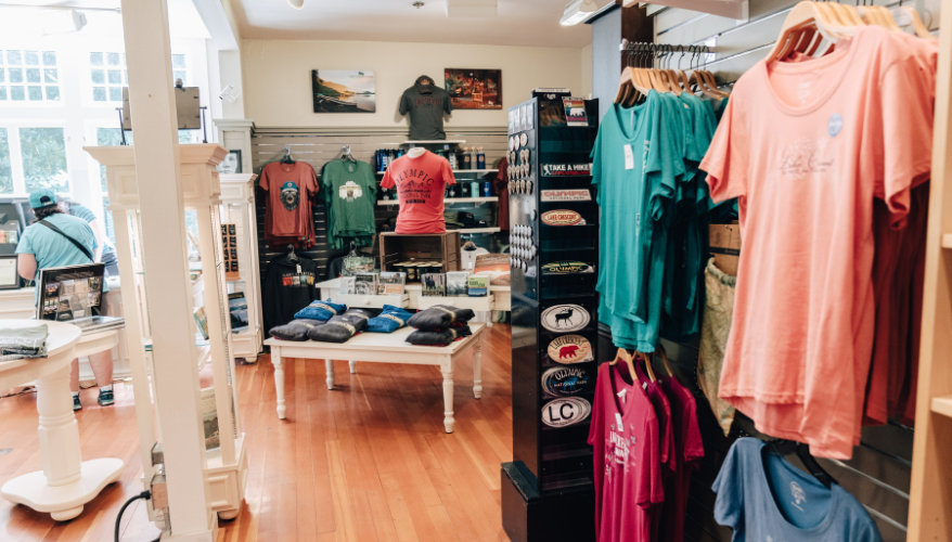 Boutiques dans les parcs nationaux