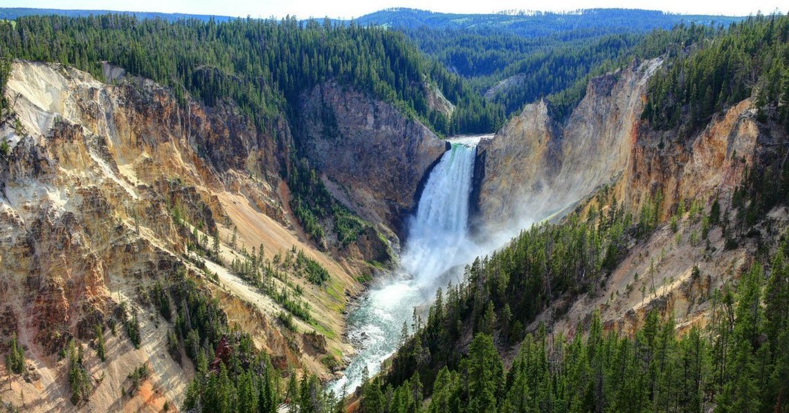 Yellowstone river chute