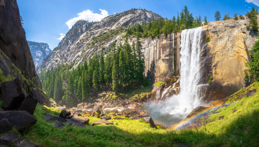 If you love waterfalls, Yosemite will spoil you with Yosemite Falls, Bridalveil Fall, Vernal Fall and more Vernal Fall in Yosemite