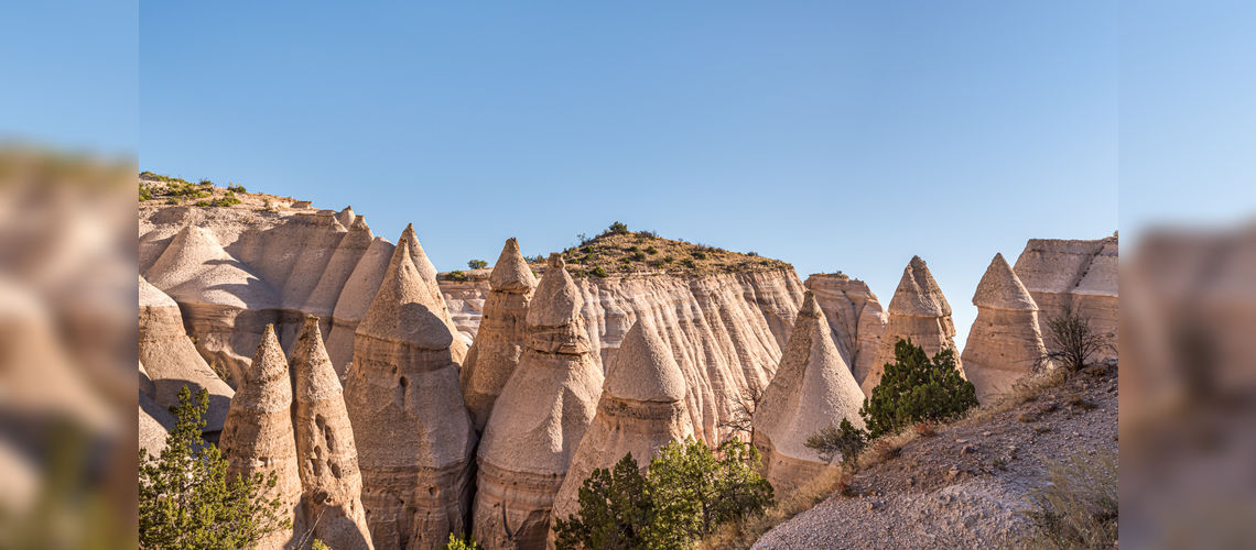 Near Santa Fe, hoodoos in Kasha-Hatuwe