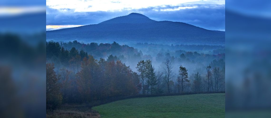 Paysage rural des Cantons de l'Est, Canada