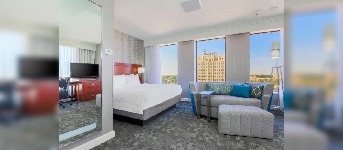 Courtyard Amarillo Downtown, king room