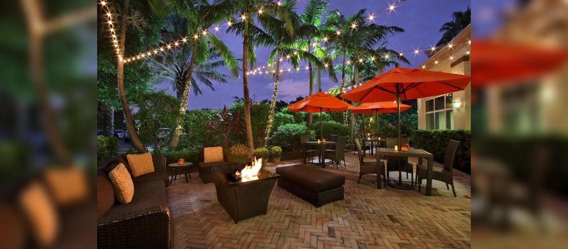 Outdoor seating area