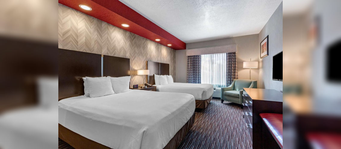 Best Western Plus Gallup Inn & Suites, two queen room