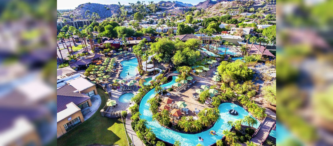 Hilton Phoenix Resort at the Peak, aerial view