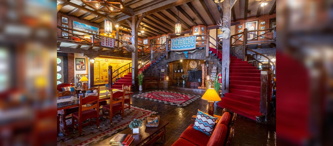 Hotel El Rancho, the historical lobby