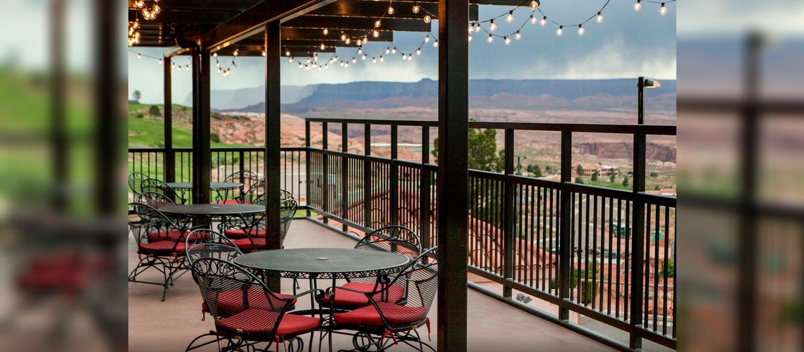 Outdoor seating area