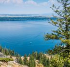 Vue sur le Lac Jenny depuis le Inspiration Point