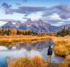 Paysage Grand Teton à proximité de Yellowstone 