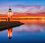 Oklahoma City, Lake Hefner lighthouse