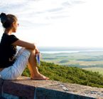 Relaxing moment in Charlevoix