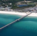 Vue aerienne de Panama City Beach