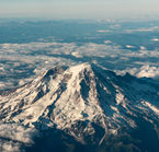Mount Rainier, aerial view