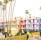 Palm Springs, the famous Saguaro hotel