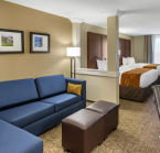 Comfort Suites Midland, suite two queen