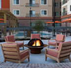 Courtyard Fort Worth Historic Stockyards, firepit