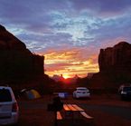 Camping Goulding's Lodge - Coucher du soleil