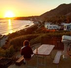 Coucher de soleil à Malibu Beach RV Park