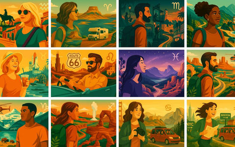  Le road trip parfait aux USA selon ton signe astrologique