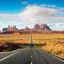 La route 163 de Monument Valley (Forrest Gump Point)