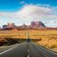 La route 163 de Monument Valley (Forrest Gump Point)